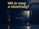 Mit ér meg a nézettség? – repedt tévéképernyő „Bizalom” felirattal.